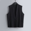 Men's Linen Sleeveless Vest with Chinese Knot Buttons