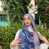 Jacquard Paisley Wrap Shawl, Soft Faux Cashmere Scarf with Tassels