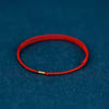 Handmade Red String Bracelet with Love Knot and Flower Charm