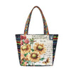 Embroidered Canvas Tote Bag with Elephant or Butterfly Design