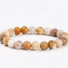 Natural Stone Bracelet for Protection and Balance