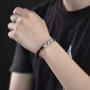 Auspicious Clouds Adjustable String Bracelet with Copper Charm