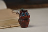 Chinese Zodiac Wood Carving Keychain and Phone Charm
