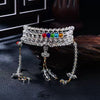 Clear Quartz 108 Bead Mala with Counter