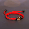 Citrine Bead King Kong Knot Peace Knot Luck Rope Bracelet