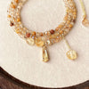 Natural Citrine Beads Pleasure Multi Layer Bracelet