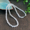 White Golden Jade Beads Bracelet and 108 Mala Necklace