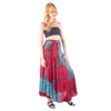Printed Wrap Maxi Skirt, Boho Summer Long Skirt