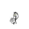 925 Sterling Silver Plum Blossom Open Ring