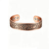 Tree of Life Copper Cuff Bracelet with Magnets
