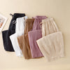 Women's Harem Pants: Casual Loose Double Layer Cropped Cotton Linen Trousers