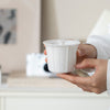 White Porcelain Gaiwan Teacup With Lid And Saucer