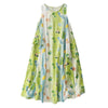 Women's Sleeveless Dress Summer Floral Print A-Line Maxi