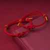 Hand-Woven Red String Bracelet Sheep Knot