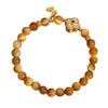 Tiger Eye Four Leaf Clover Butterfly Protection Bracelet
