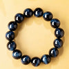 Tiger Eye Bead Bracelet, Blue and Green Stone