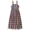 Women's Summer Sleeveless Plaid Midi Dress