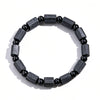Black Tourmaline Wisdom Bracelet, Handmade Stone Beads