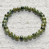 Ceramic Bead Bracelet, Handmade Stretch Elastic Band