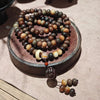 Dunhuang Color Bodhi Seed 108 Bead Mala Bracelet