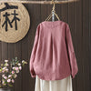 Women's Jacket Pure Color V-neck With Pockets