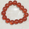 Ice Glass Bead Bracelet, Handmade Pastel Stretch Wristband
