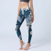 Floral Print Yoga Leggings Women's 3D Stretch Gym Pants