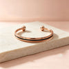 Rustic Copper Balance Magnetic Cuff Bracelet