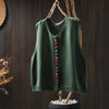 Women's Knit Vest with Colorful Buttons
