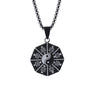 Bagua Yin Yang Titanium Steel Balance Necklace Pendant