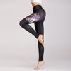 Women's Floral Print Yoga Pants High Waist Fitness Leggings