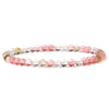 4mm Various Stone Crystal Mini Beads Bracelet