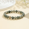 Natural Stone Bead Bracelet, 8mm Round Gemstone