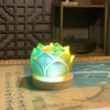 Lotus Liuli Incense Burner with Warm Light Base