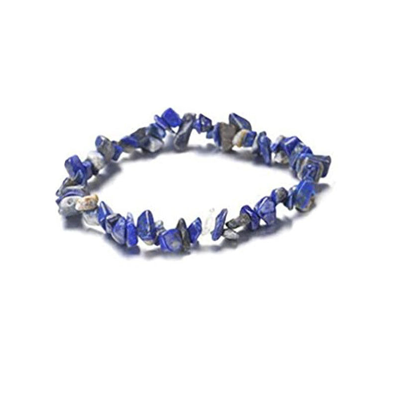 Irregular Crystal Chip Bracelet, Handmade Stone Jewelry