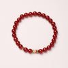 Tiger Eye and Red Agate Koi Fish Bracelet