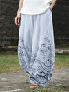 Women's Wide Leg Pants With Pockets, Printed Harem Trousers