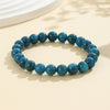 Natural Stone Bead Bracelet, 8mm Round Gemstone