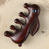 Wooden Rabbit Massage Comb for Scalp Relaxation