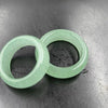 Wide Stone Ring in Green, Pink and White