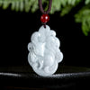 Nine-Tailed Fox Jade Pendant Necklace