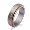 Mantra Titanium Steel Balance Rotatable Ring