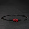 Cinnabar Braided Bracelet with Pixiu, Lotus and Koi Symbols