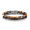 Natural Stone Bead Bracelet with Magnetic Clasp