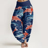 Cotton Women's Harem Pants with Digital Print Designs