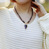 Labradorite Support Beaded Necklace Pendant