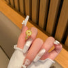 Auspicious Cloud Peace Buckle Gourd Ring Adjustable