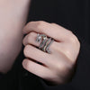 Vintage Dragon Pattern Copper Strength Ring
