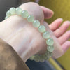 Green Blessing Wealth Bracelet - Handmade Hetian Jade Beads