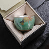 Ceramic Tea Cup, Butterfly or Koi Design